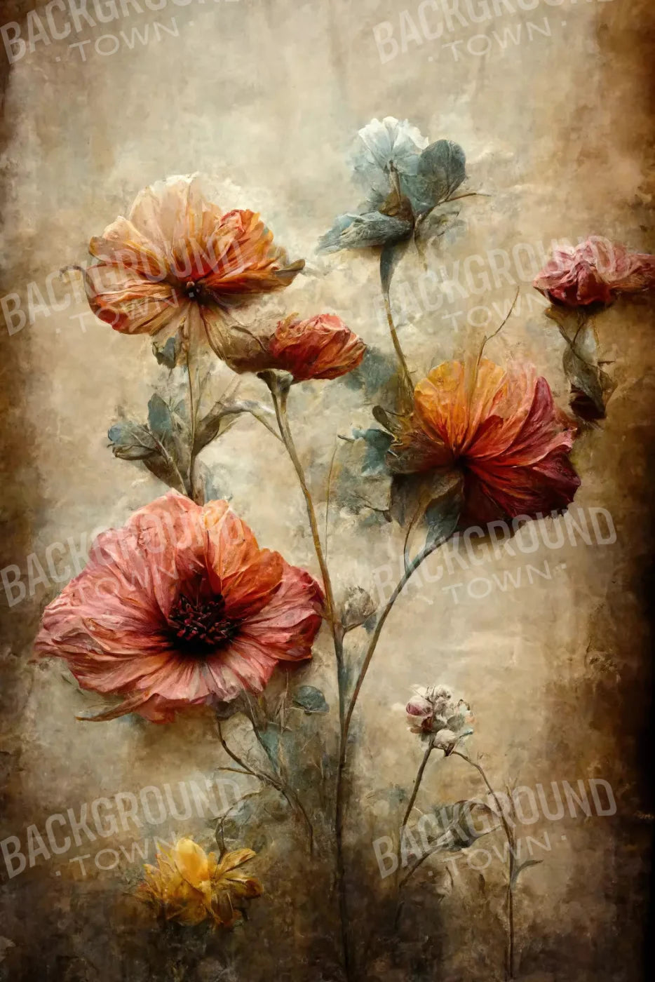 Magnolia Dream 5X8 Ultracloth ( 60 X 96 Inch ) Backdrop