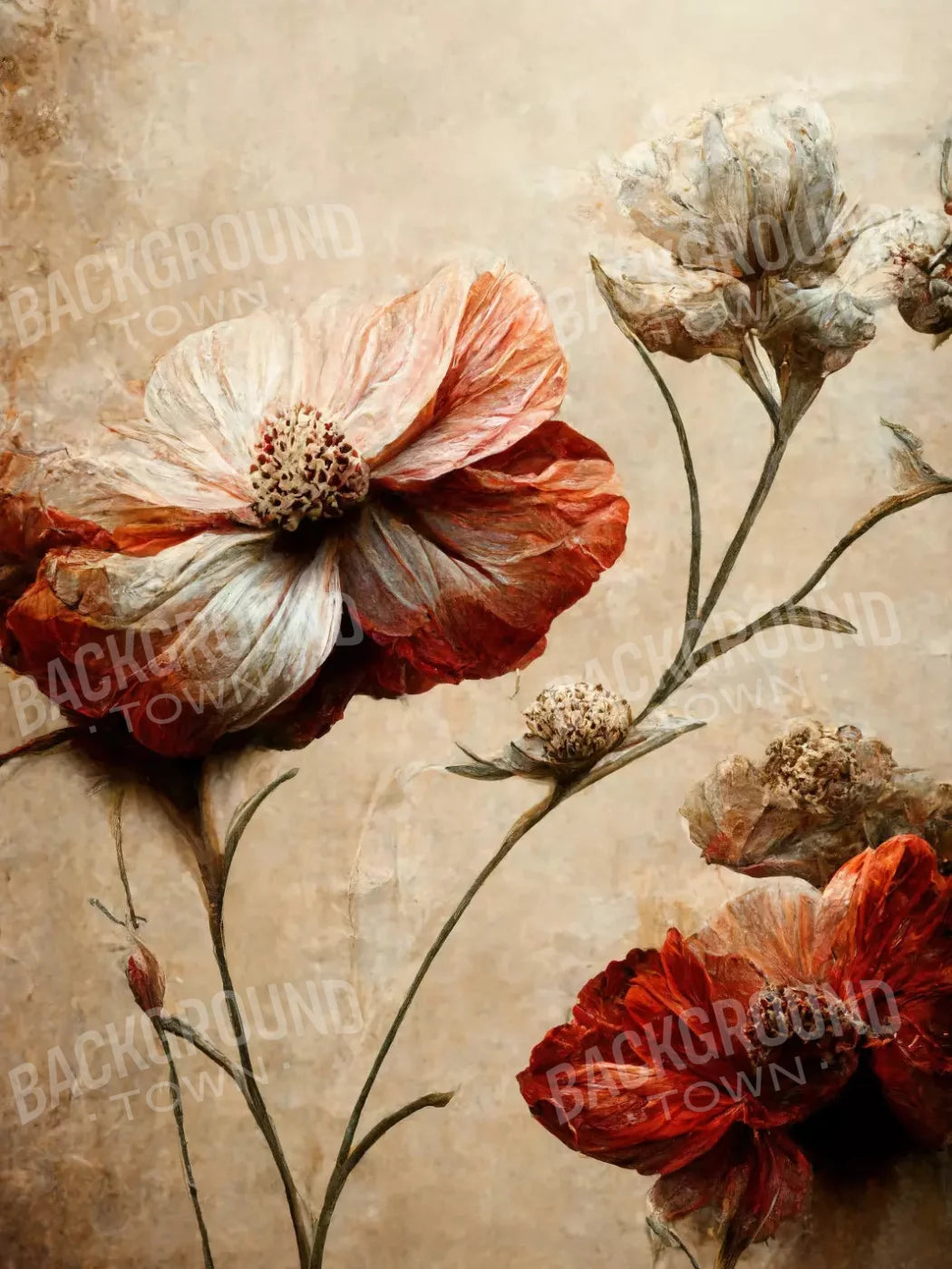 Magnlia Dreams 5X68 Fleece ( 60 X 80 Inch ) Backdrop