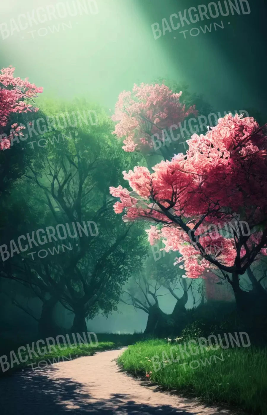 Magnolia Path 8X12 Ultracloth ( 96 X 144 Inch ) Backdrop