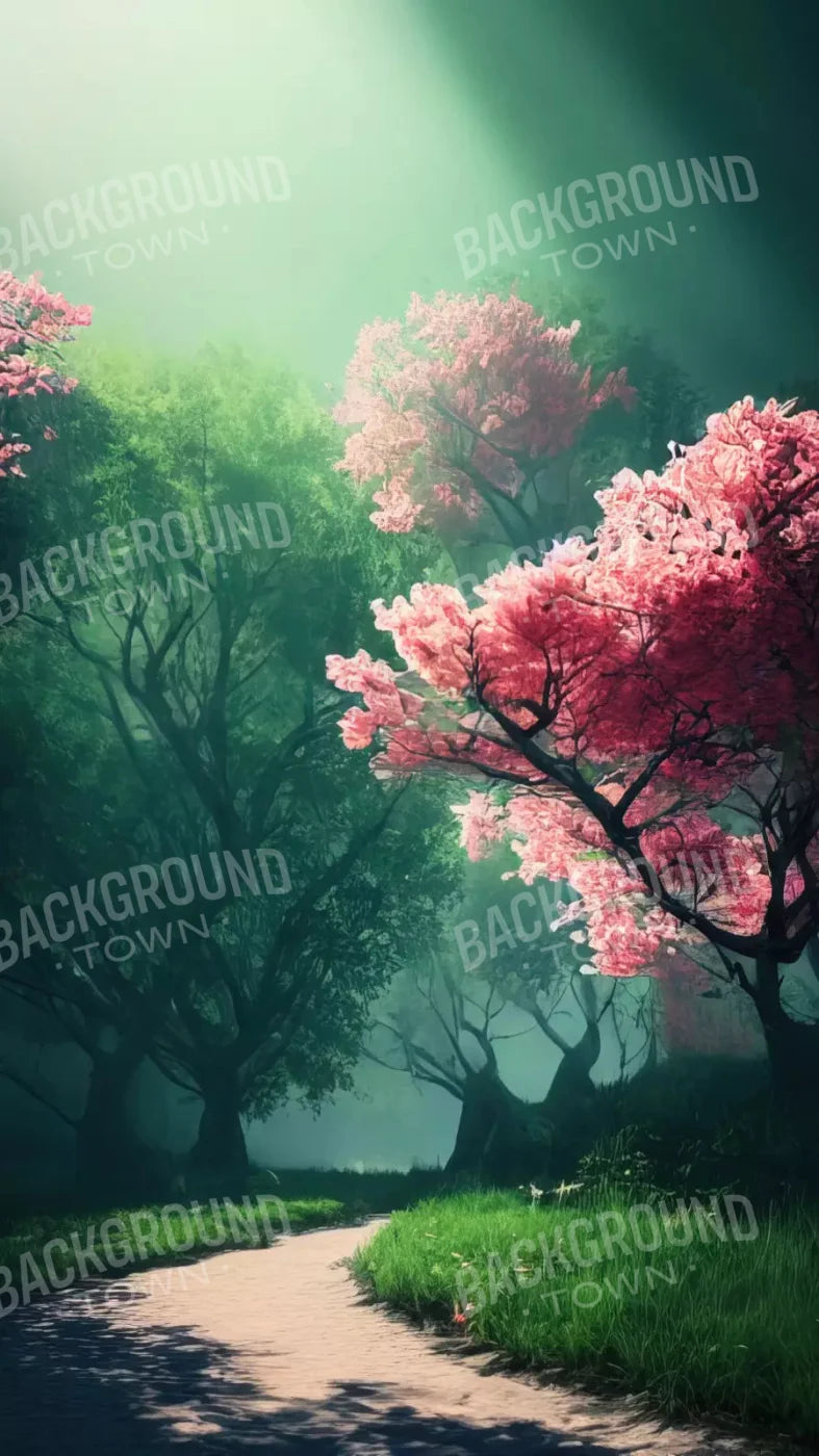 Magnolia Path 8X14 Ultracloth ( 96 X 168 Inch ) Backdrop
