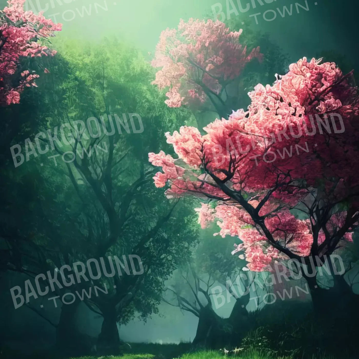 Magnolia Path 8X8 Fleece ( 96 X Inch ) Backdrop