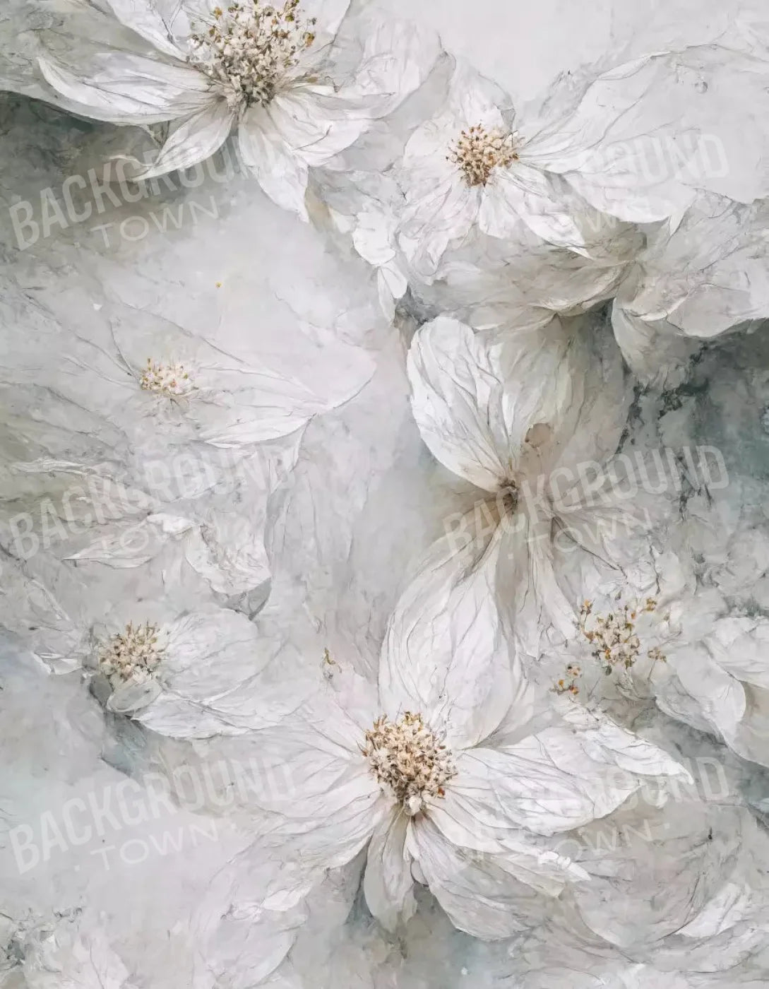 Magnolia Wish 6X8 Fleece ( 72 X 96 Inch ) Backdrop