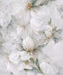 White Floral Backdrop for Photography