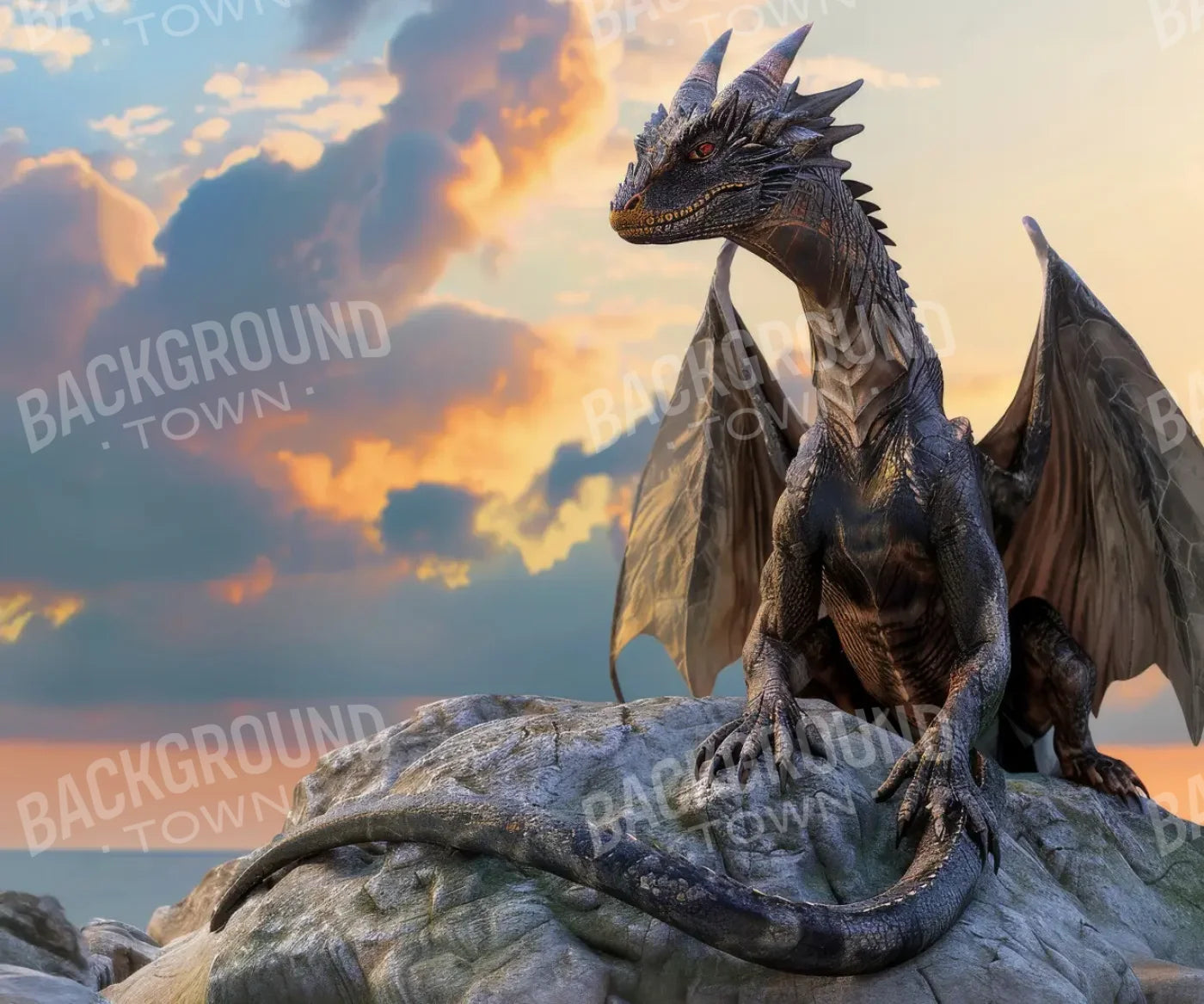 Magestic Dragon 12’x10’ UltraCloth (144 x 120 inch) Backdrop