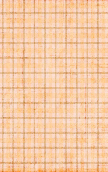 Mango Plaid 10X16 Ultracloth ( 120 X 192 Inch ) Backdrop