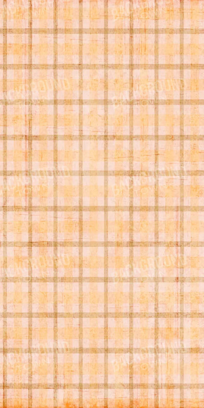 Mango Plaid 10X20 Ultracloth ( 120 X 240 Inch ) Backdrop