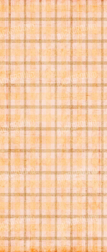 Mango Plaid 5X12 Ultracloth For Westcott X-Drop ( 60 X 144 Inch ) Backdrop