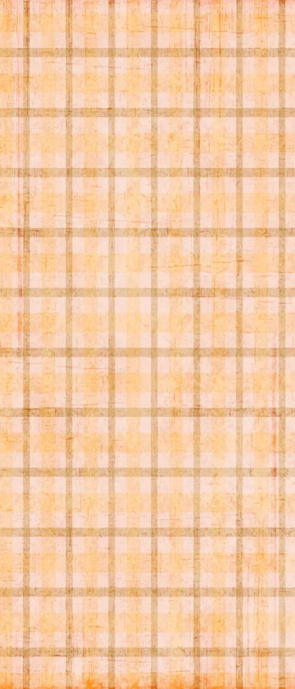 Mango Plaid 5X12 Ultracloth For Westcott X-Drop ( 60 X 144 Inch ) Backdrop