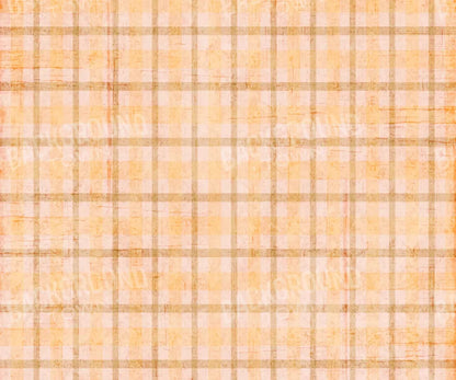 Mango Plaid 5X42 Fleece ( 60 X 50 Inch ) Backdrop