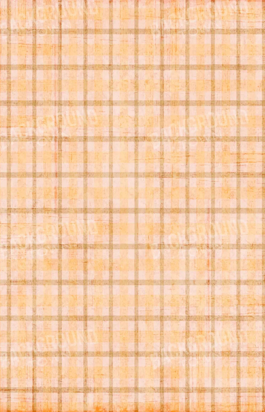 Mango Plaid 8X12 Ultracloth ( 96 X 144 Inch ) Backdrop