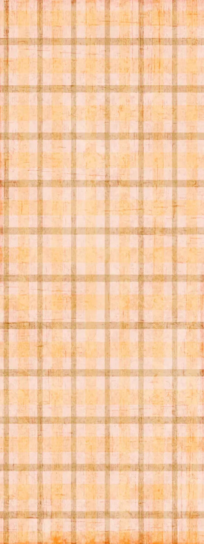 Mango Plaid 8X20 Ultracloth ( 96 X 240 Inch ) Backdrop