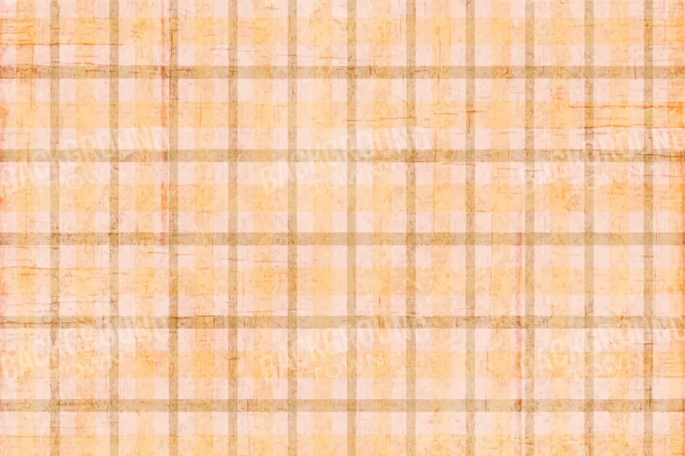 Mango Plaid 8X5 Ultracloth ( 96 X 60 Inch ) Backdrop