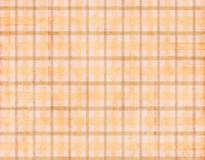 Mango Plaid 8X6 Fleece ( 96 X 72 Inch ) Backdrop