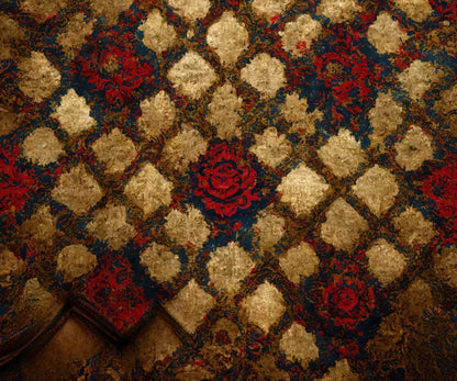Mansion Corridor 5X42 Fleece ( 60 X 50 Inch ) Backdrop