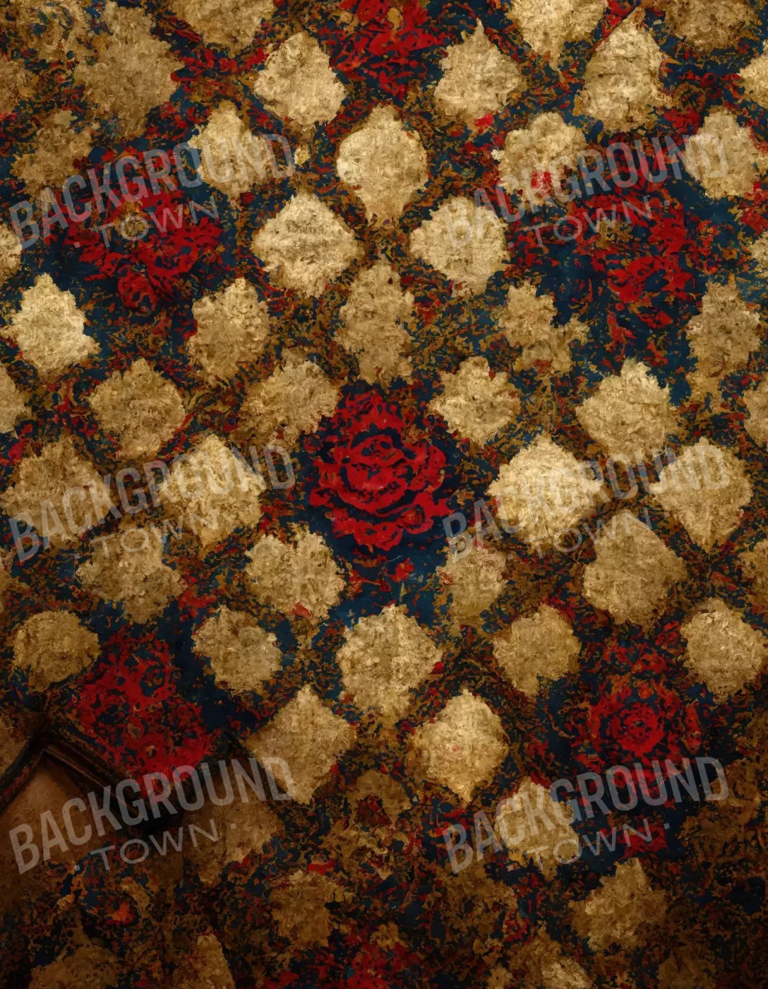 Mansion Corridor 6X8 Fleece ( 72 X 96 Inch ) Backdrop