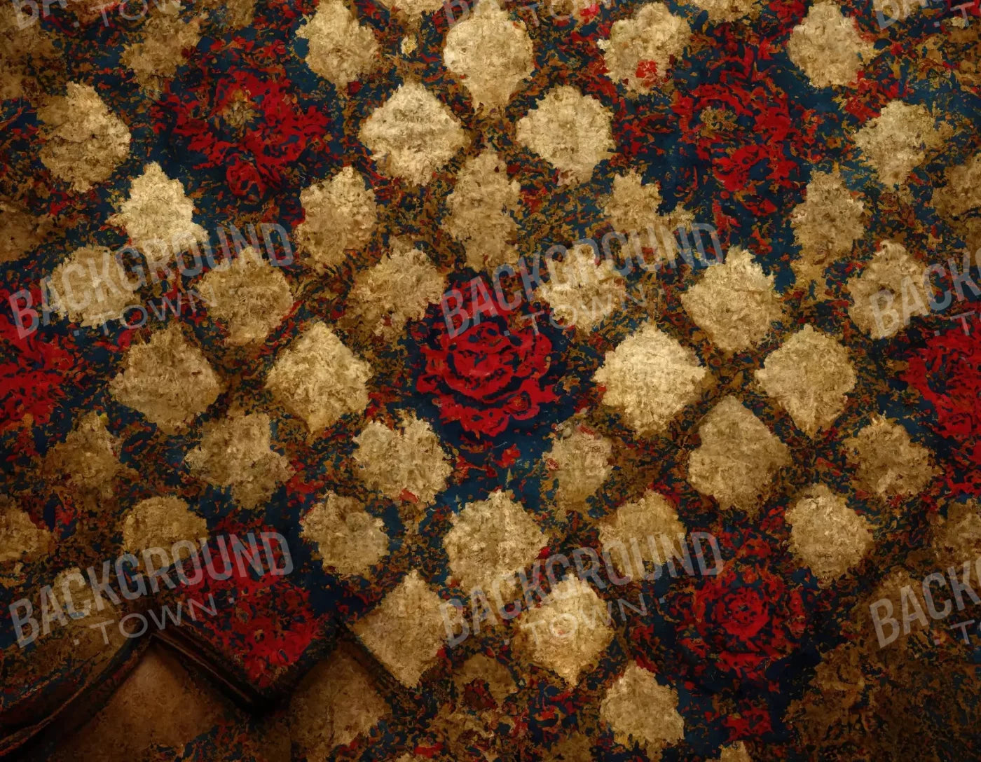 Mansion Corridor 8X6 Fleece ( 96 X 72 Inch ) Backdrop