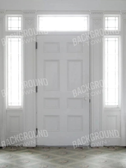 Mansion Door 8X10 Fleece ( 96 X 120 Inch ) Backdrop