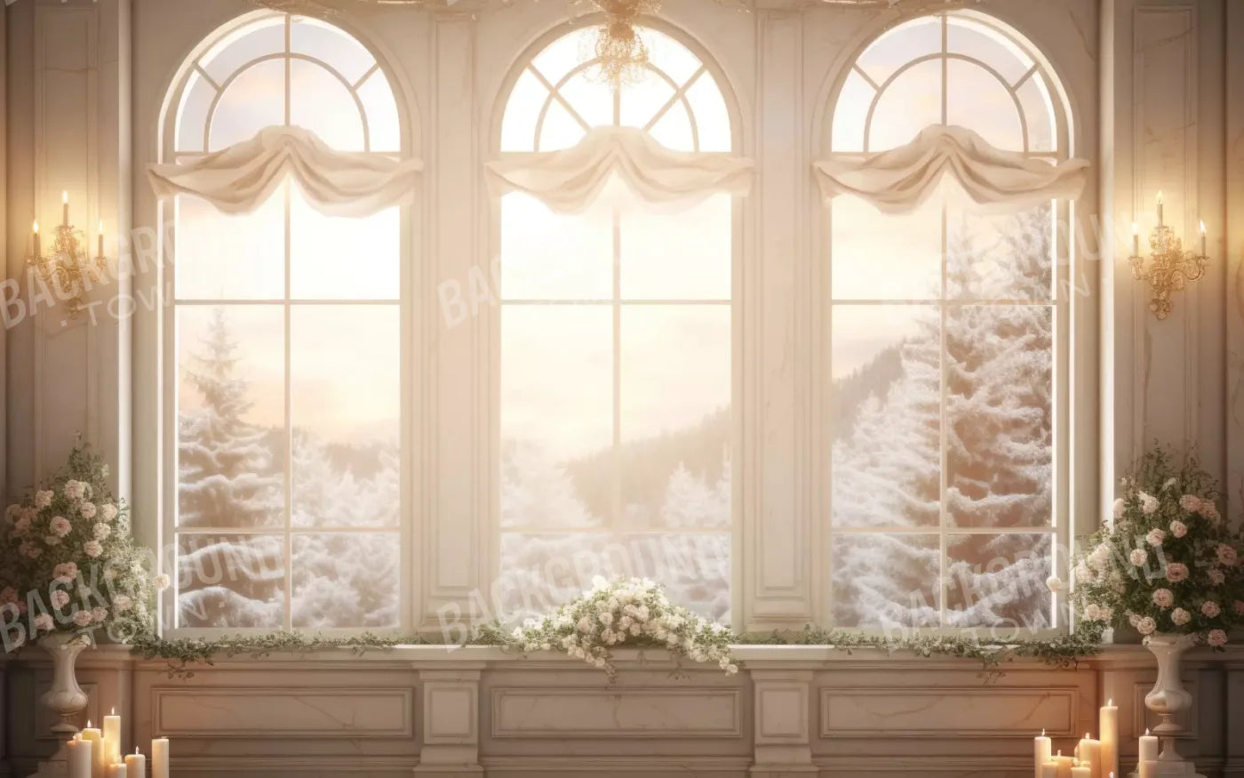 Mansionwindows 16’X10’ Ultracloth (192 X 120 Inch) Backdrop
