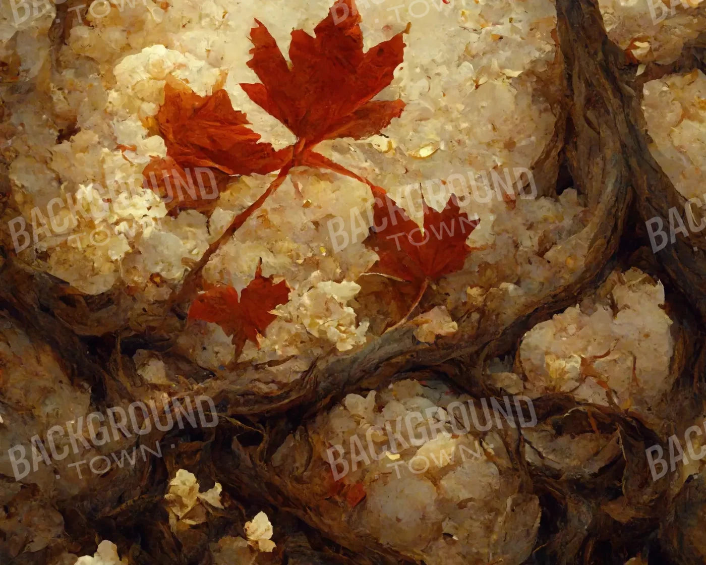 Maple Branches 10’X8’ Fleece (120 X 96 Inch) Backdrop