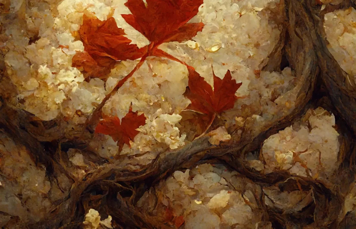 Maple Branches 14’X9’ Ultracloth (168 X 108 Inch) Backdrop