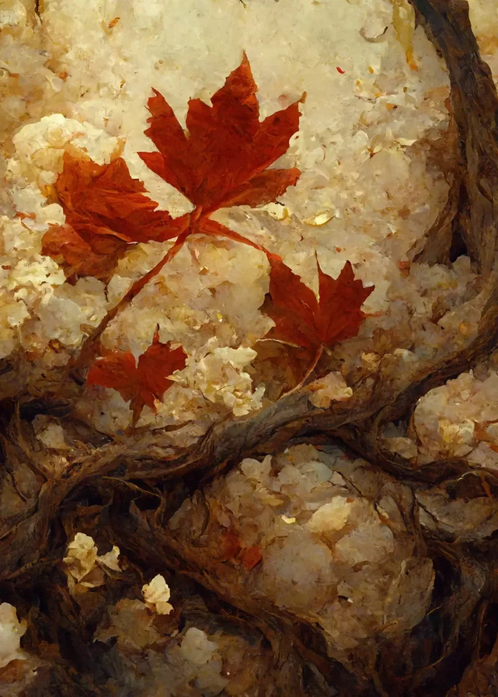 Maple Branches 5’X7’ Ultracloth (60 X 84 Inch) Backdrop