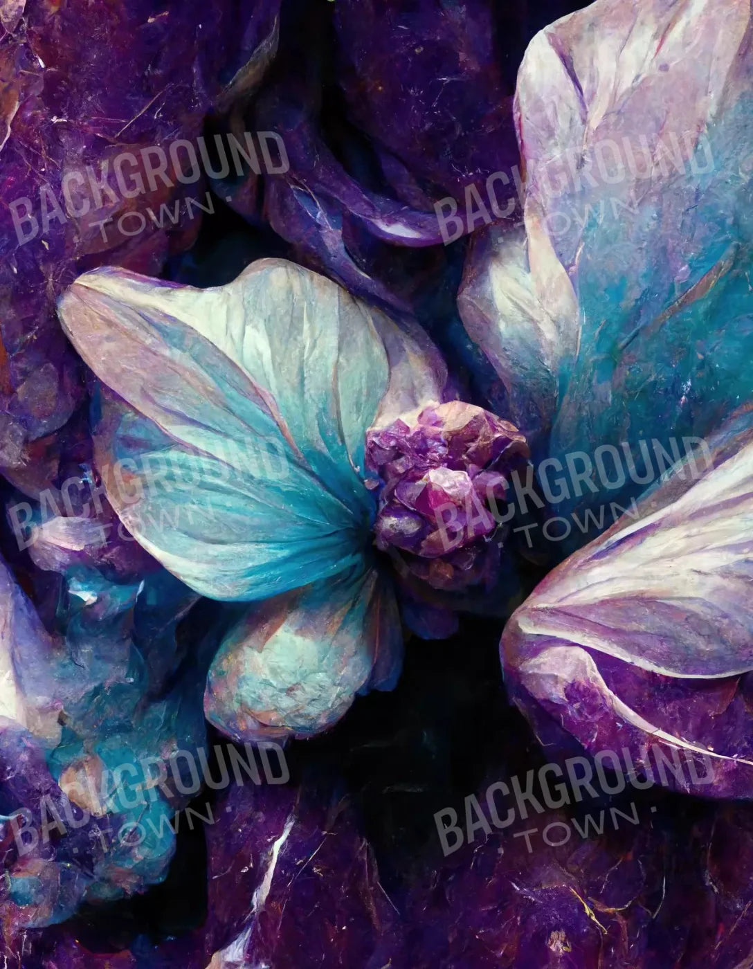 Marble Gems 6X8 Fleece ( 72 X 96 Inch ) Backdrop