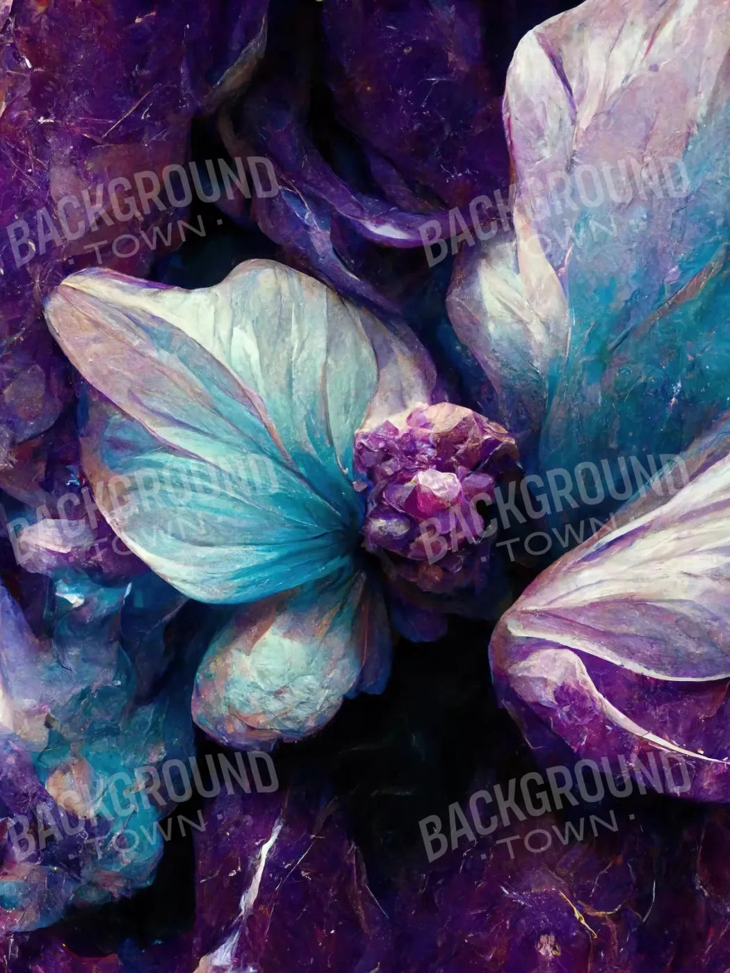 Marble Gems 8X10 Fleece ( 96 X 120 Inch ) Backdrop