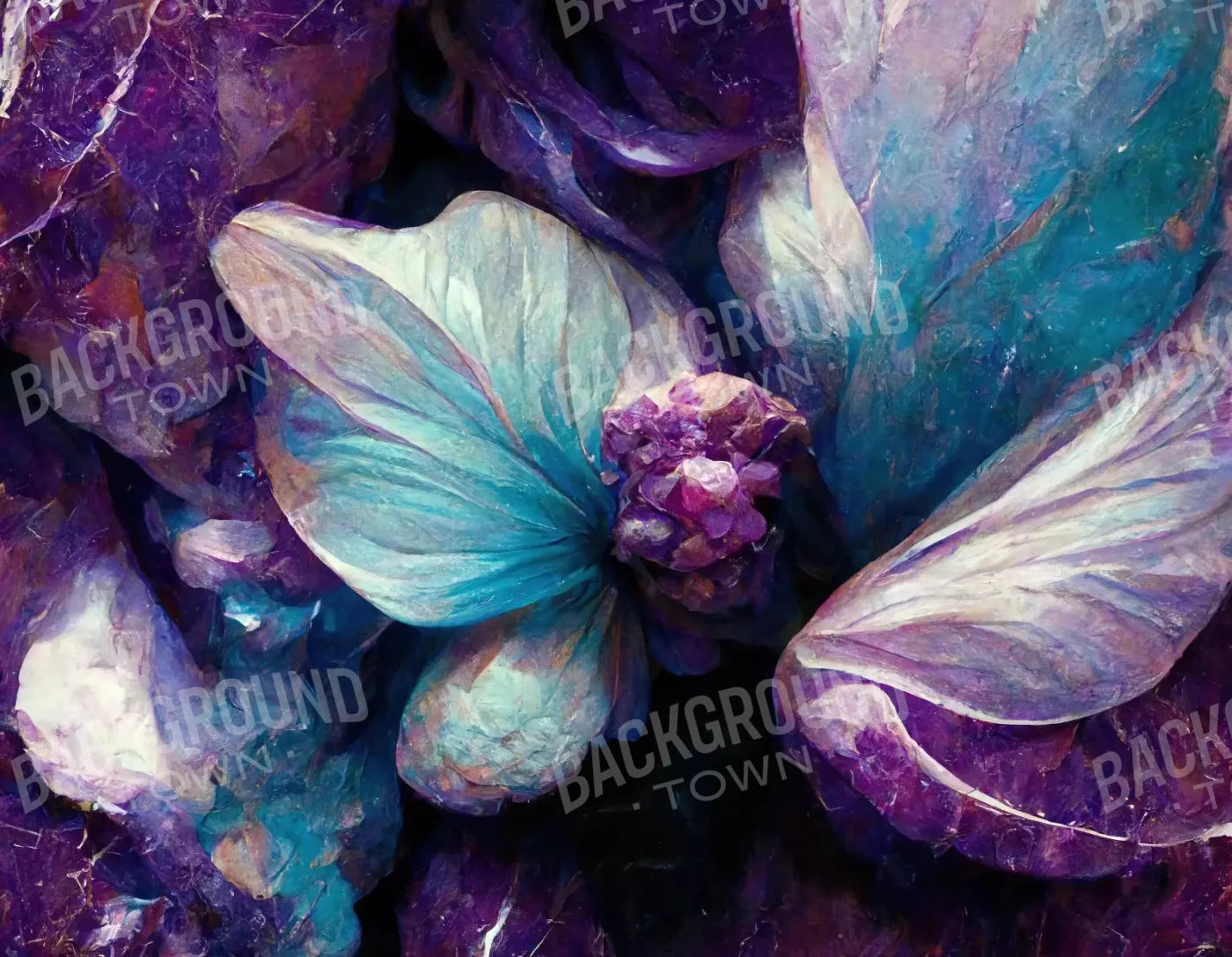 Marble Gems 8X6 Fleece ( 96 X 72 Inch ) Backdrop