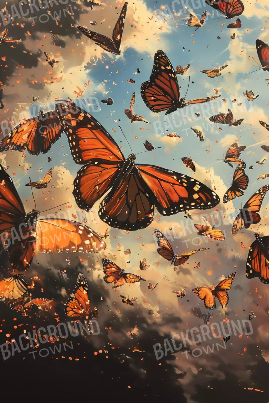 Mariposas 8’X12’ Ultracloth (96 X 144 Inch) Backdrop