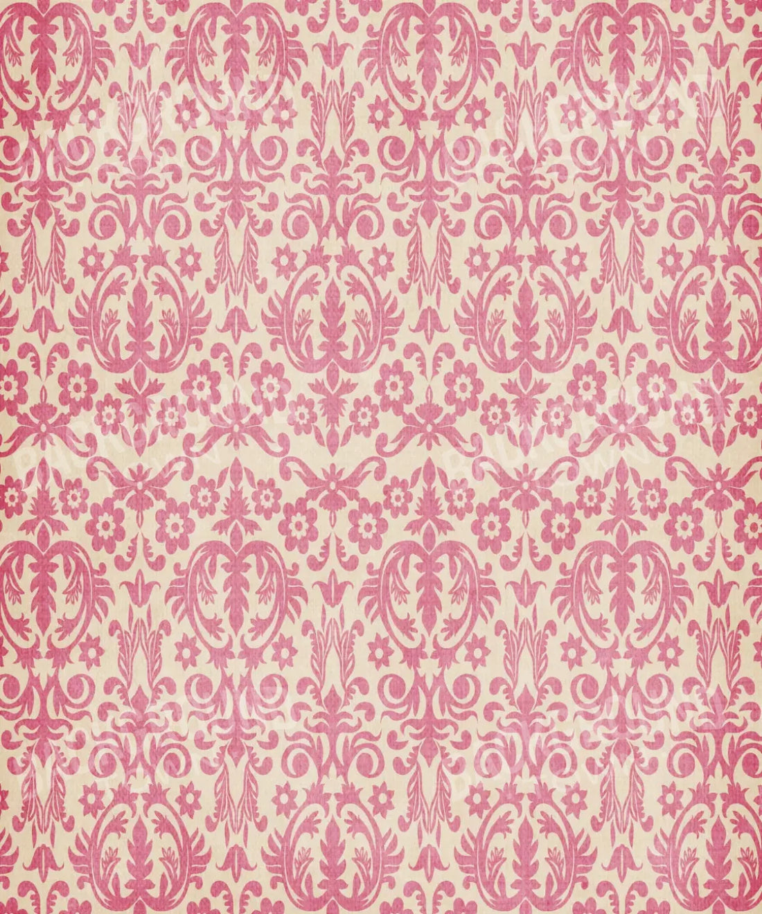 Pink Damask Backdrop for Photography