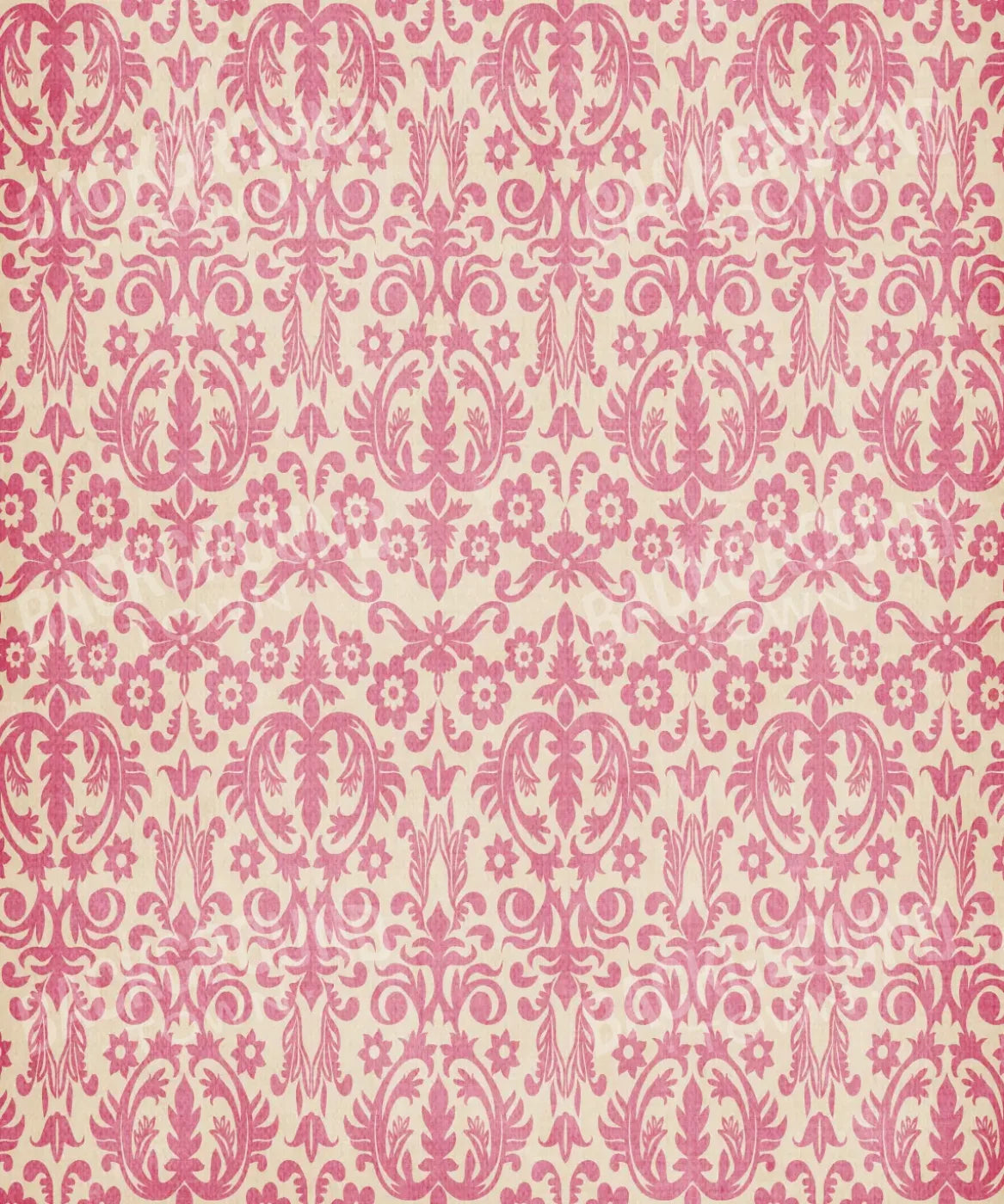 Pink Damask Backdrop for Photography