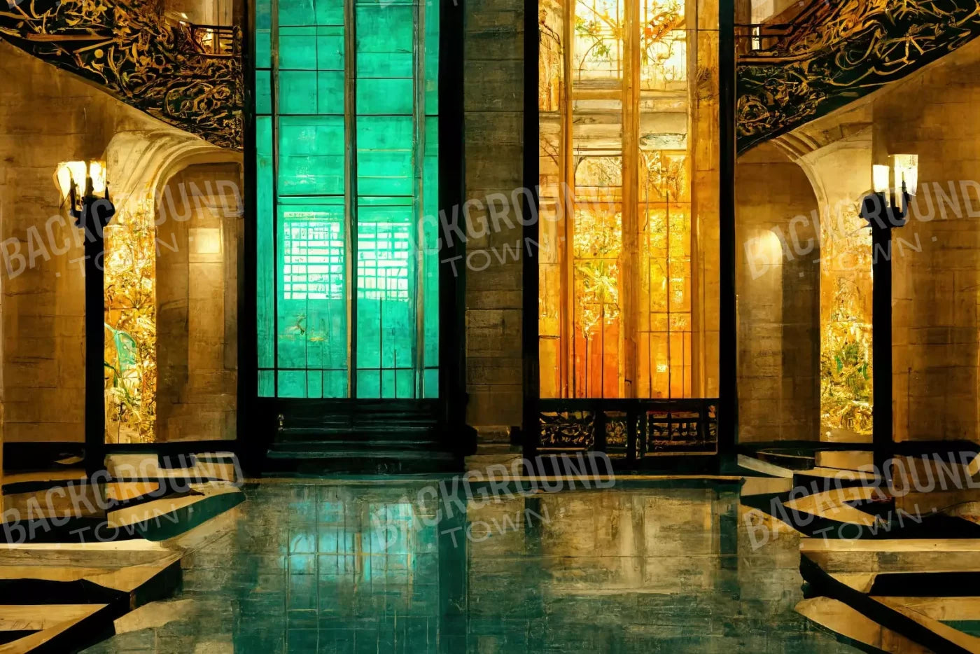 Meeting Hall 12’X8’ Ultracloth (144 X 96 Inch) Backdrop