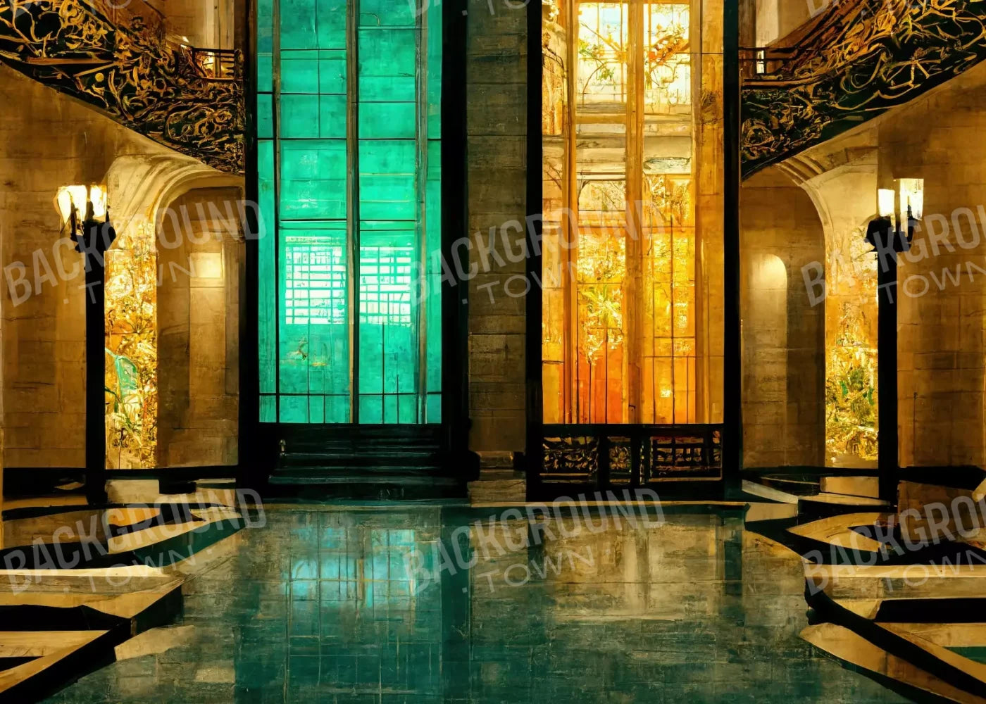 Meeting Hall 7’X5’ Ultracloth (84 X 60 Inch) Backdrop