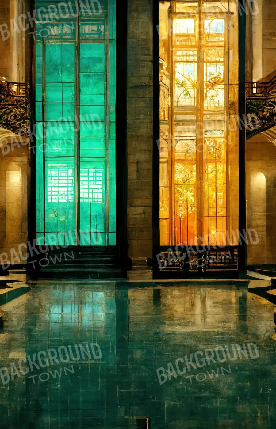 Meeting Hall 9’X14’ Ultracloth (108 X 168 Inch) Backdrop