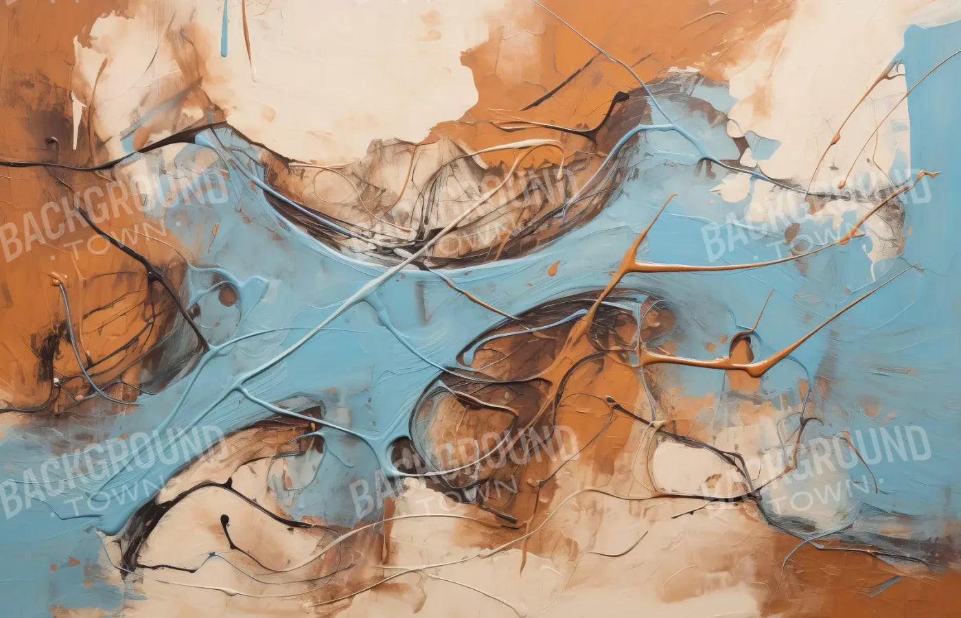 Melted Ice Cream 14’X9’ Ultracloth (168 X 108 Inch) Backdrop