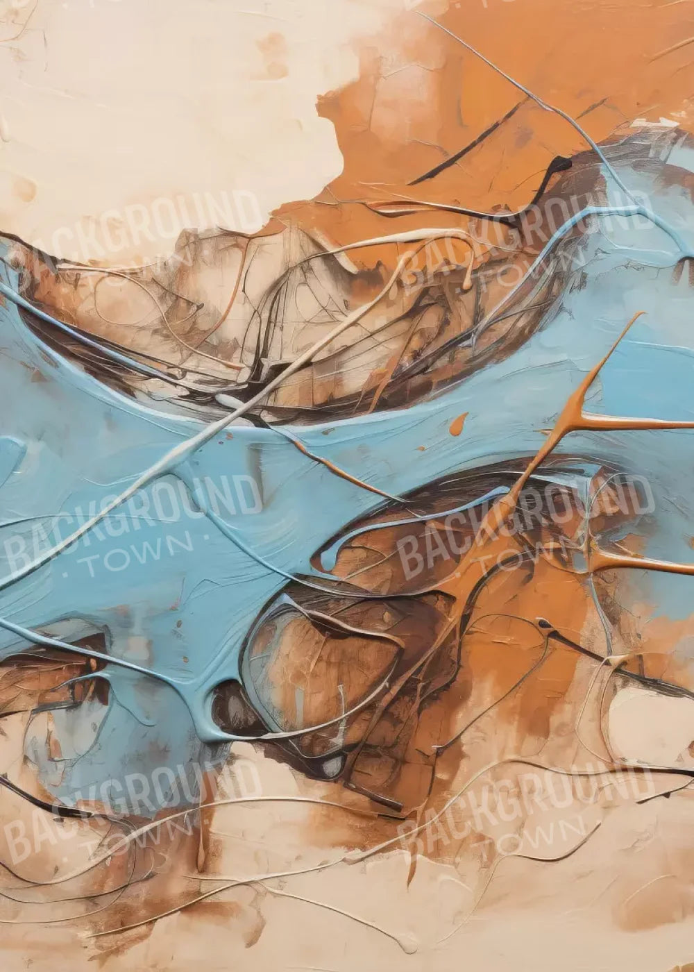 Melted Ice Cream 5’X7’ Ultracloth (60 X 84 Inch) Backdrop