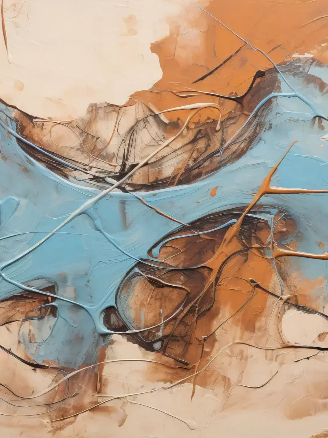 Melted Ice Cream 6’X8’ Fleece (72 X 96 Inch) Backdrop