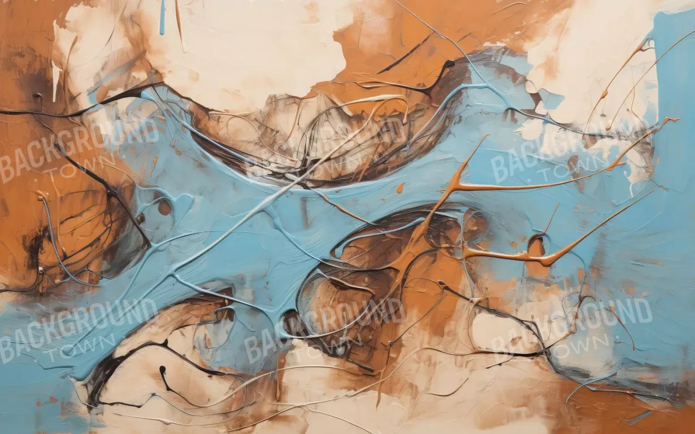 Melted Ice Cream 8’X5’ Ultracloth (96 X 60 Inch) Backdrop