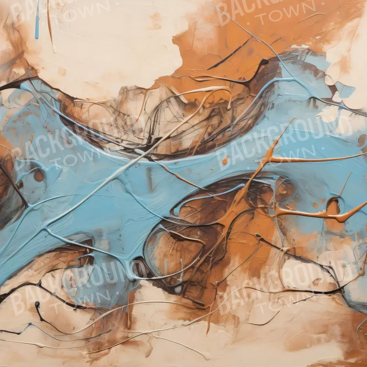Melted Ice Cream 8’X8’ Fleece (96 X Inch) Backdrop
