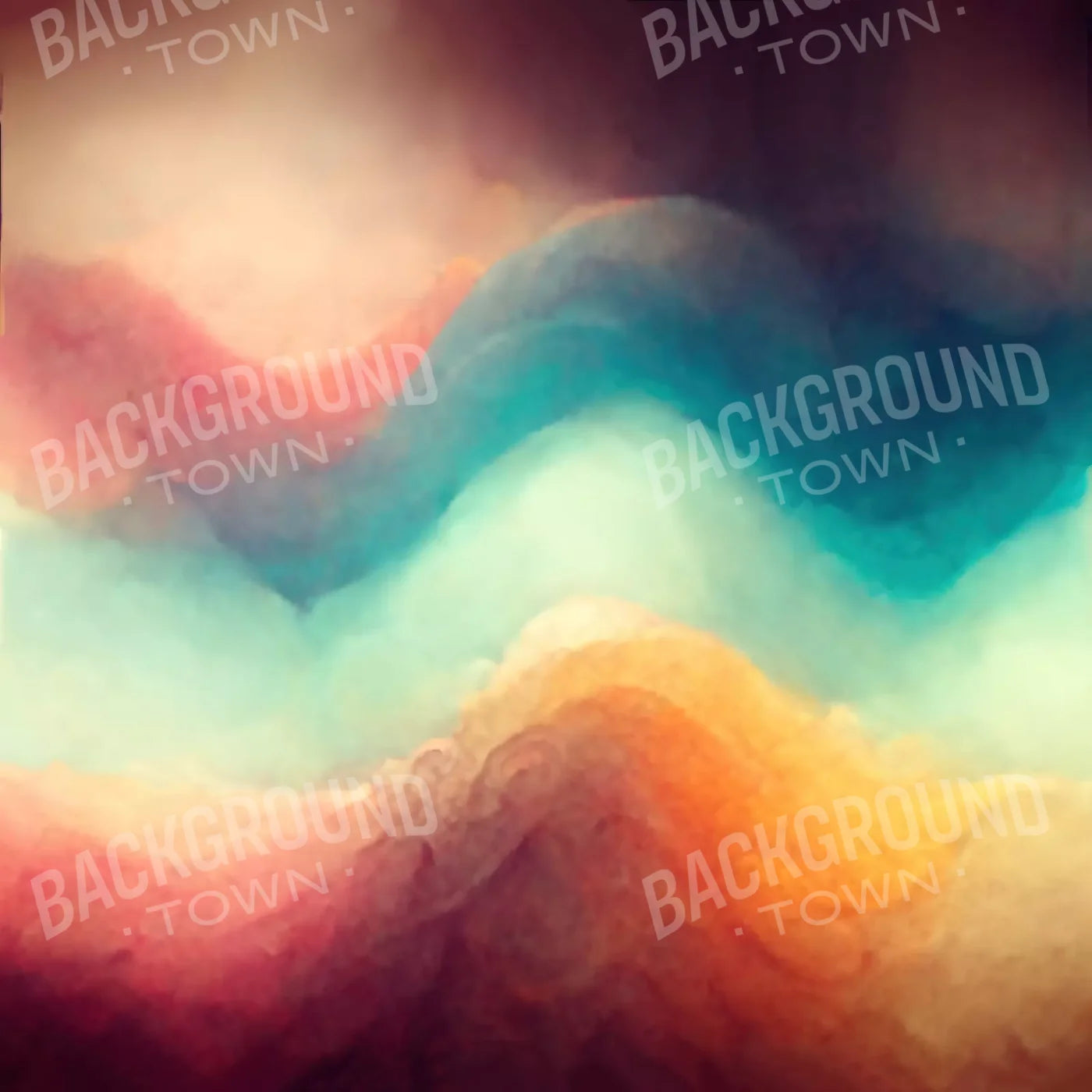 Melted Rainbow 10’X10’ Ultracloth (120 X Inch) Backdrop