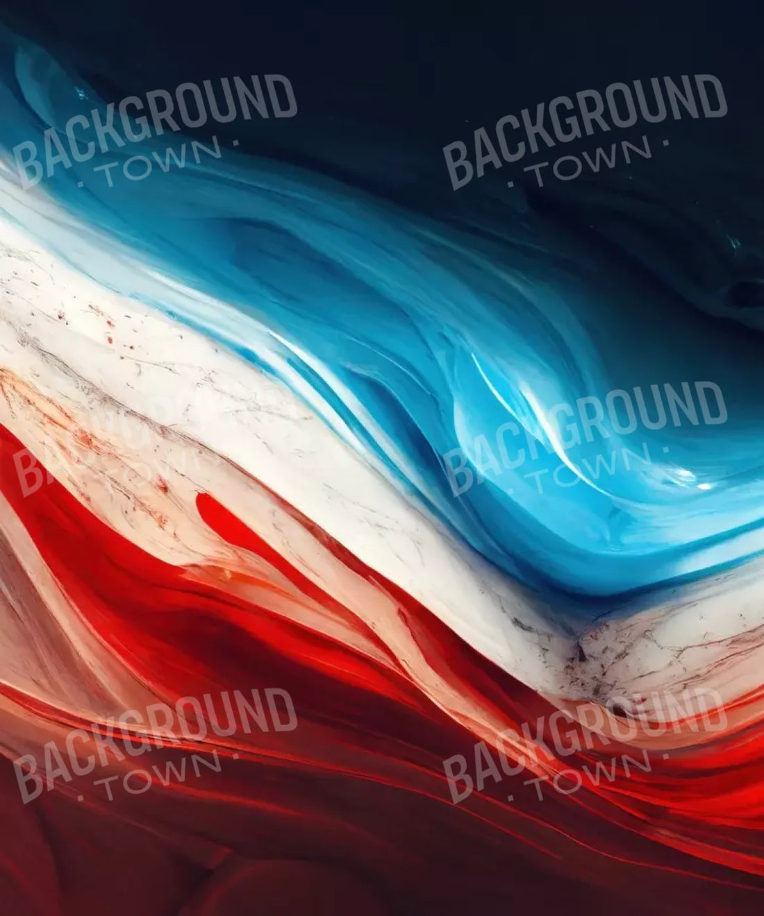Red, White, Blue  Backdrop for Photography