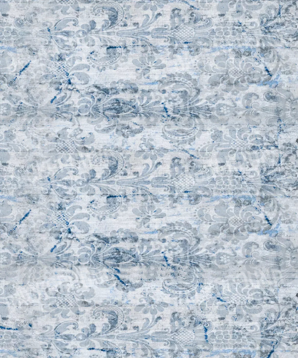 Blue Damask Backdrop for Photography