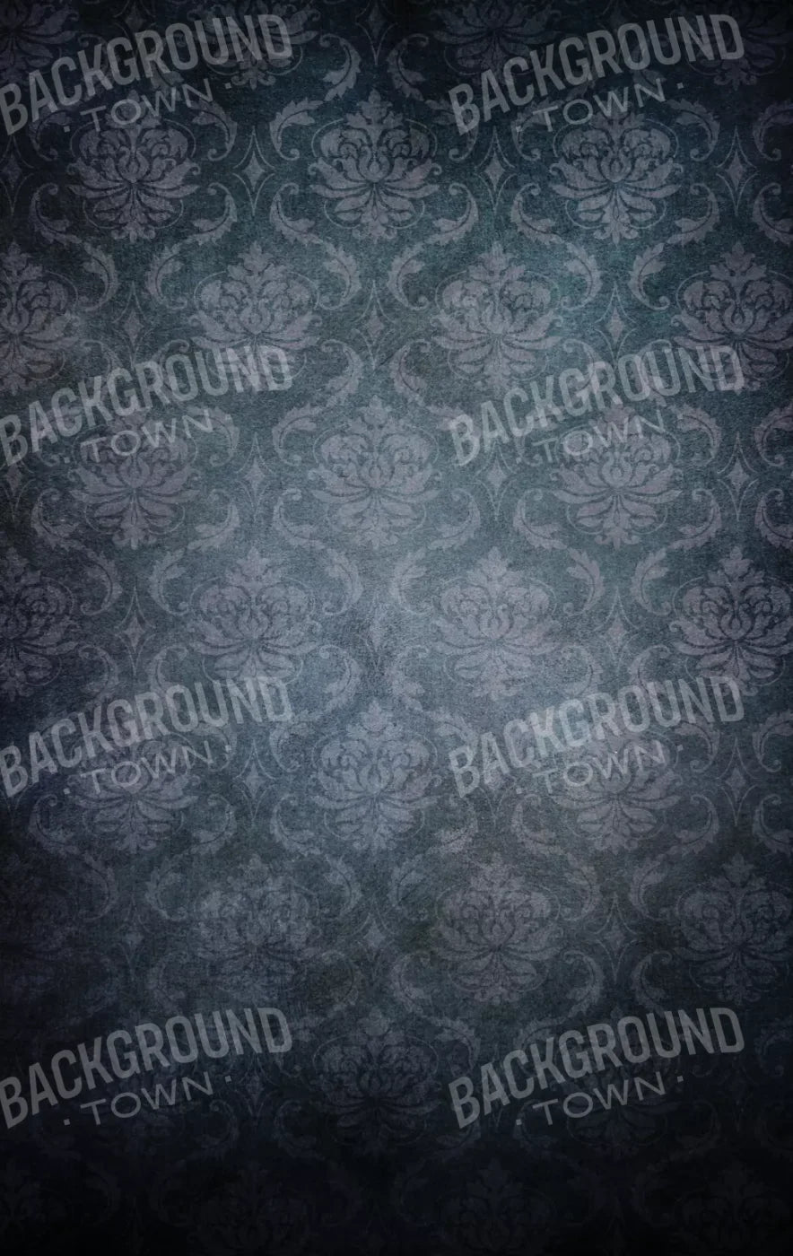 Midnight Damask 10X16 Ultracloth ( 120 X 192 Inch ) Backdrop