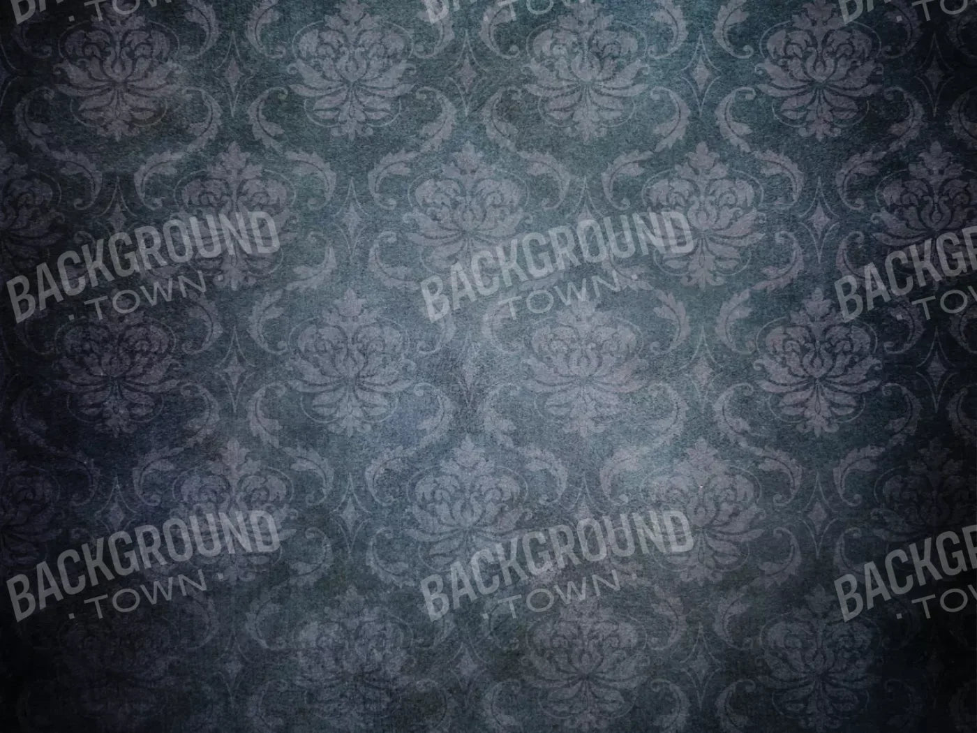 Midnight Damask 10X8 Fleece ( 120 X 96 Inch ) Backdrop