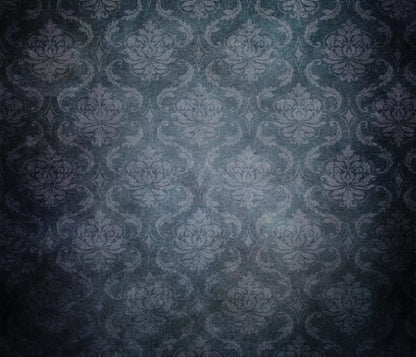 Midnight Damask 12X10 Ultracloth ( 144 X 120 Inch ) Backdrop
