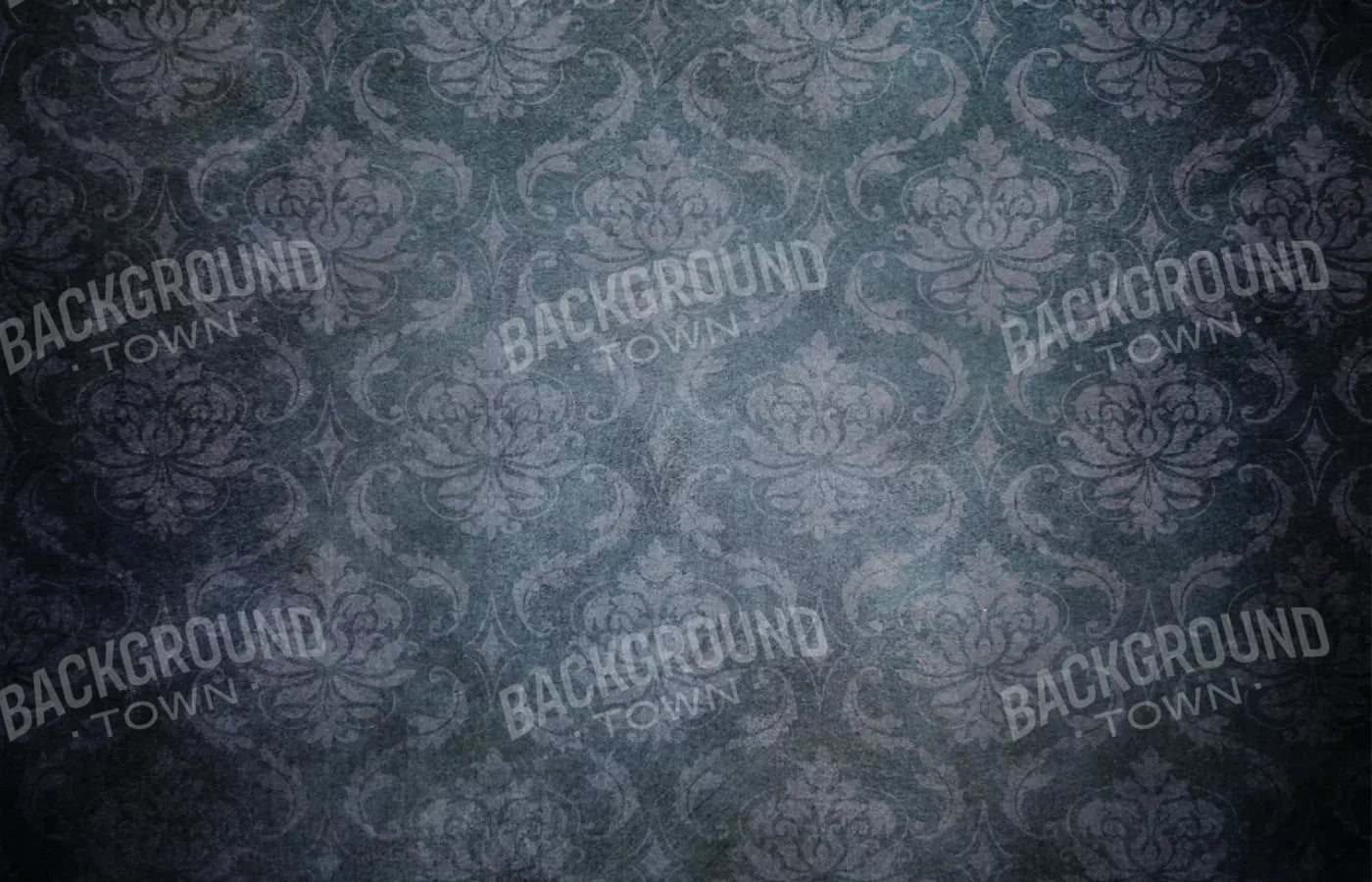 Midnight Damask 12X8 Ultracloth ( 144 X 96 Inch ) Backdrop