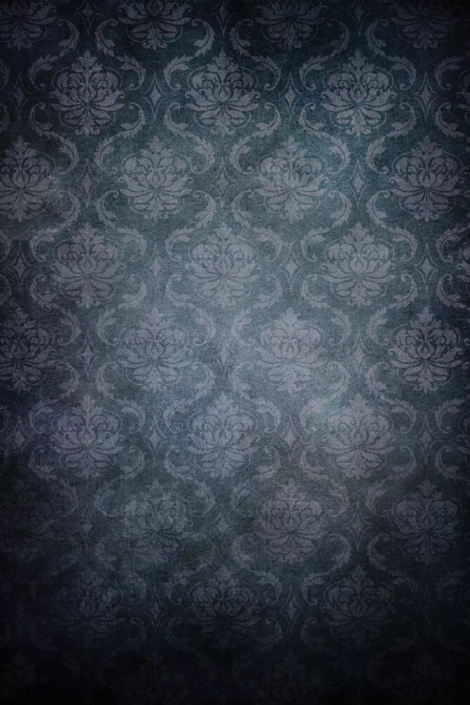 Midnight Damask 5X8 Ultracloth ( 60 X 96 Inch ) Backdrop
