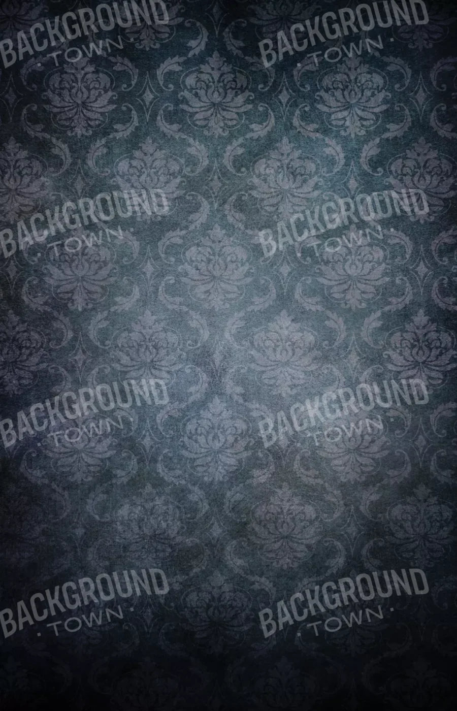 Midnight Damask 8X12 Ultracloth ( 96 X 144 Inch ) Backdrop