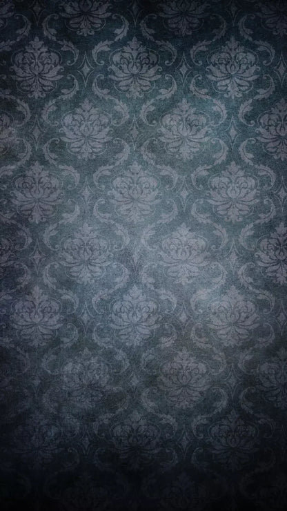 Midnight Damask 8X14 Ultracloth ( 96 X 168 Inch ) Backdrop
