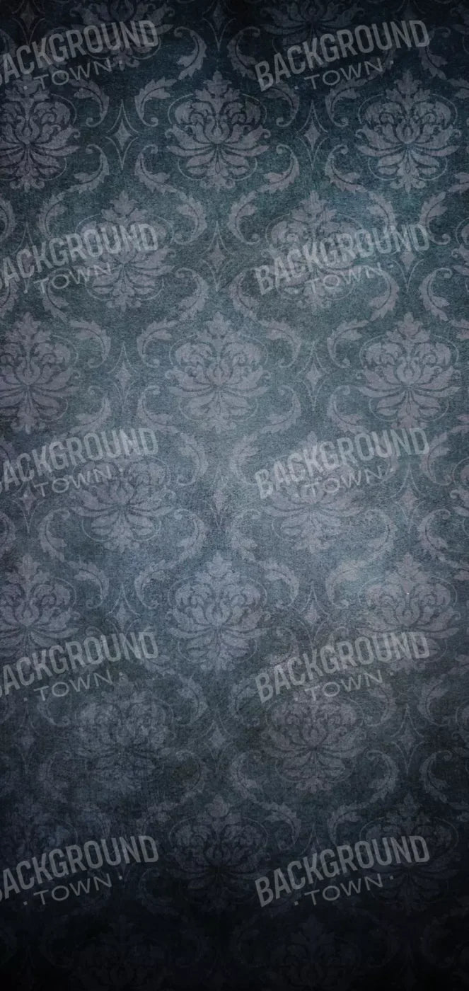 Midnight Damask 8X16 Ultracloth ( 96 X 192 Inch ) Backdrop